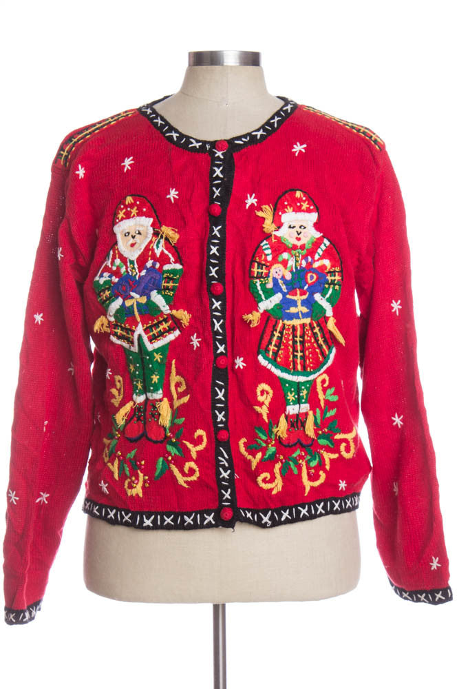 Red Ugly Christmas Cardigan 33411