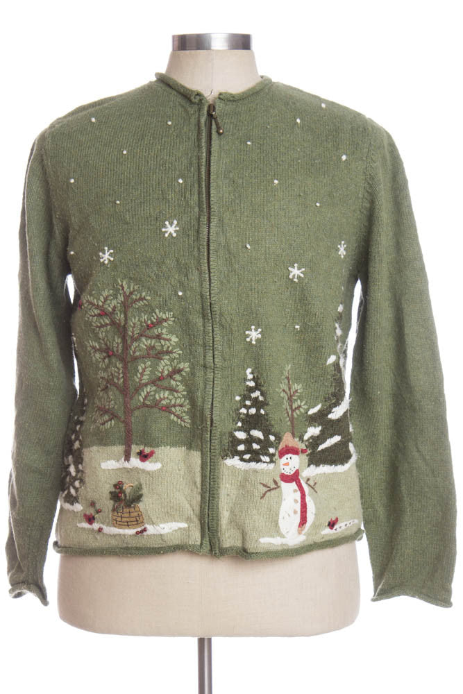 Green Ugly Christmas Cardigan 33433