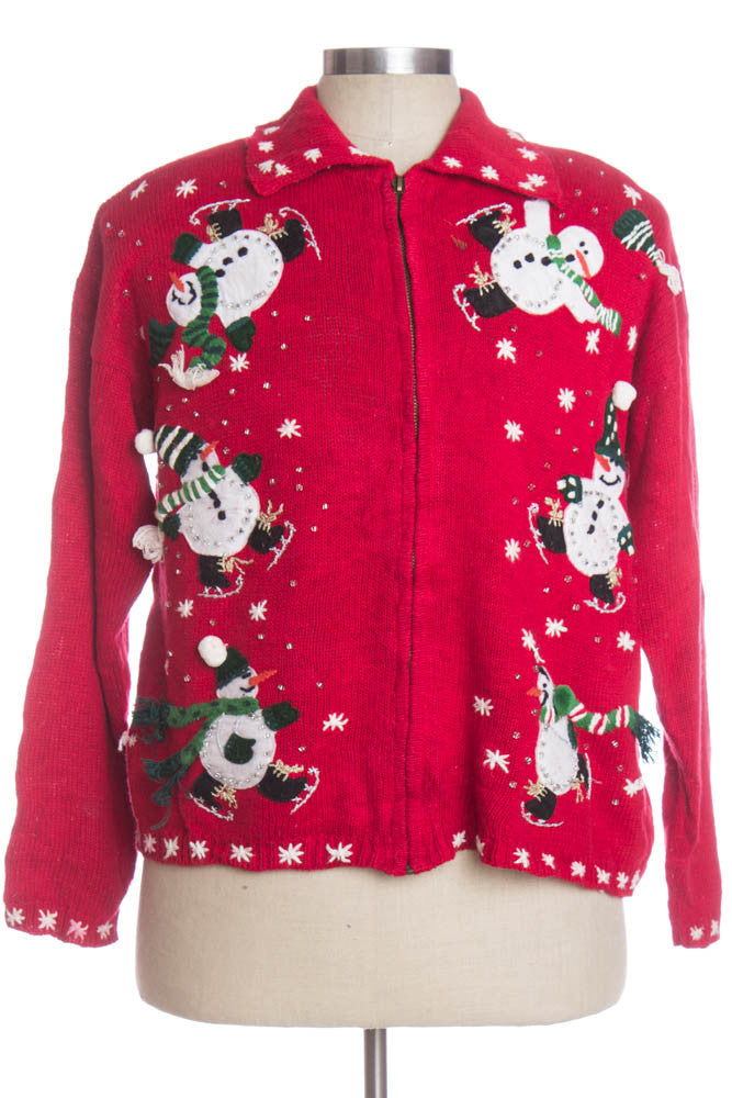 Red Ugly Christmas Cardigan 33438