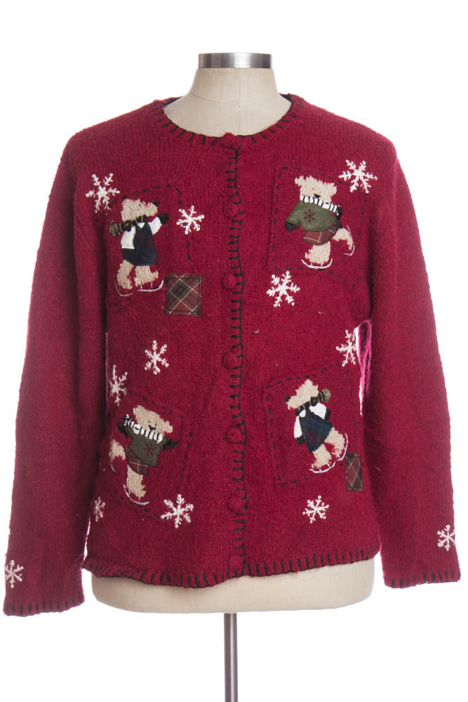 Red Ugly Christmas Cardigan 33474