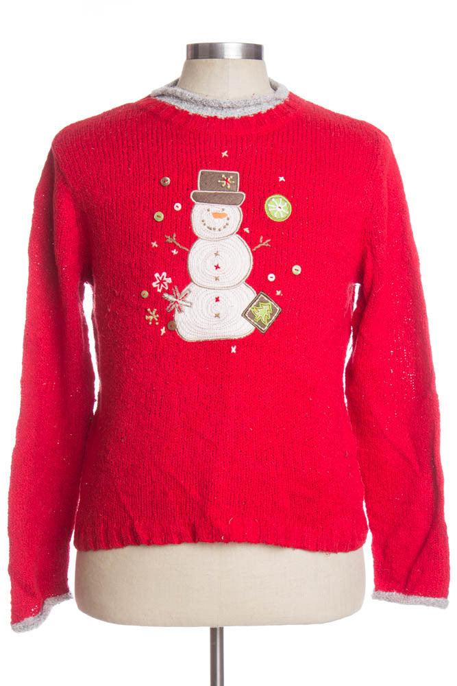 Red Ugly Christmas Pullover 33517