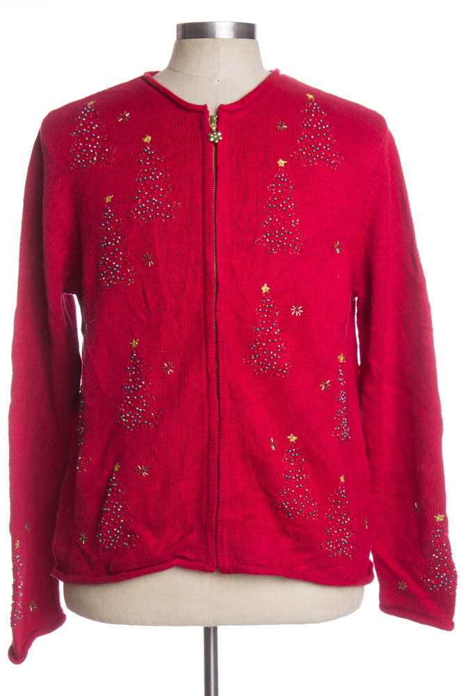 Red Ugly Christmas Cardigan 33548