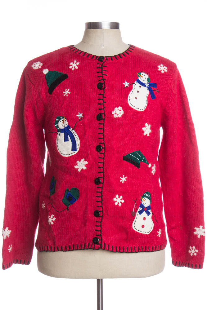Red Ugly Christmas Cardigan 33549