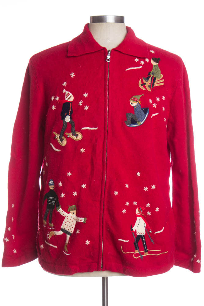 Red Ugly Christmas Cardigan 33557