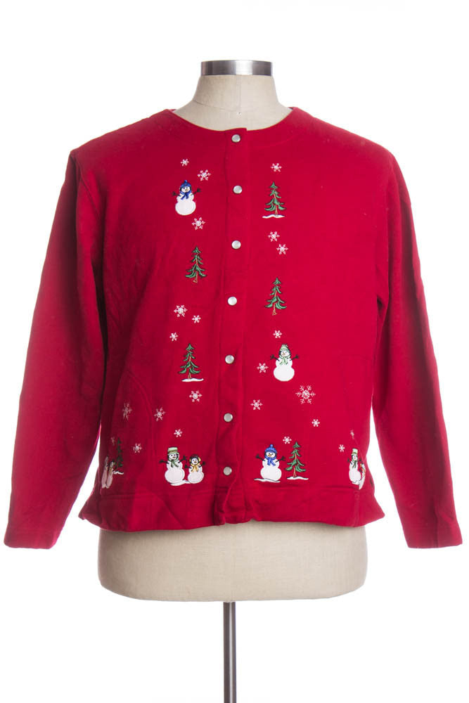 Red Ugly Christmas Cardigan 33562