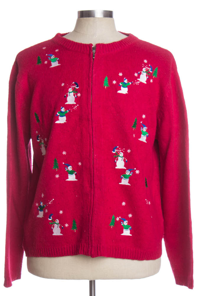 Red Ugly Christmas Cardigan 33604