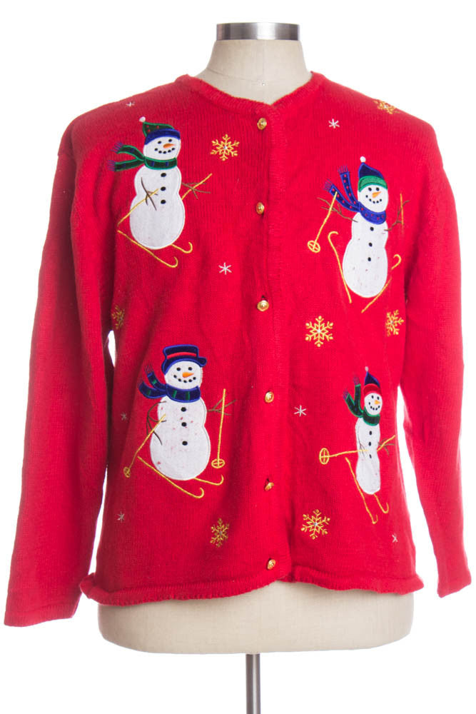 Red Ugly Christmas Cardigan 33629