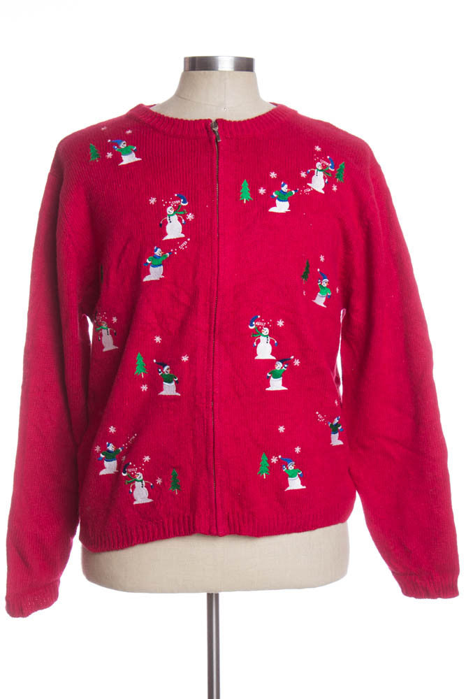Red Ugly Christmas Cardigan 33667