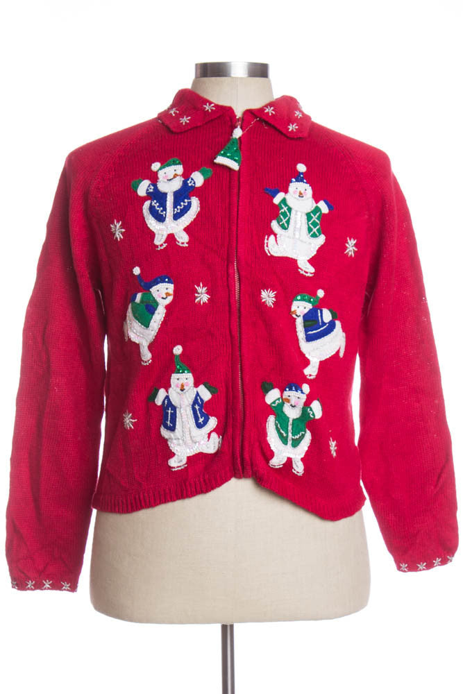 Red Ugly Christmas Cardigan 33676