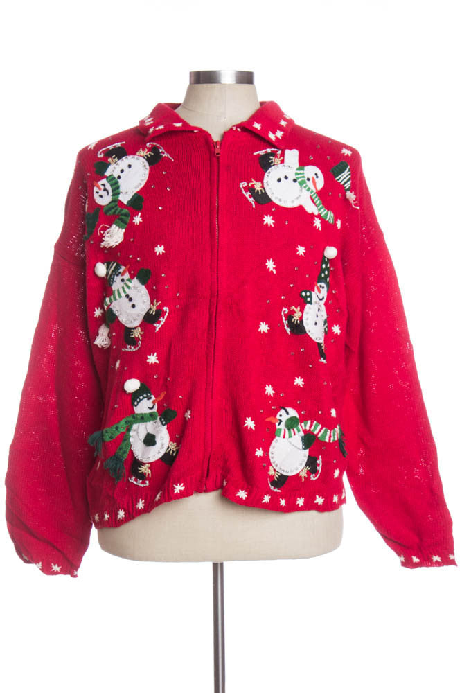 Red Ugly Christmas Cardigan 33688