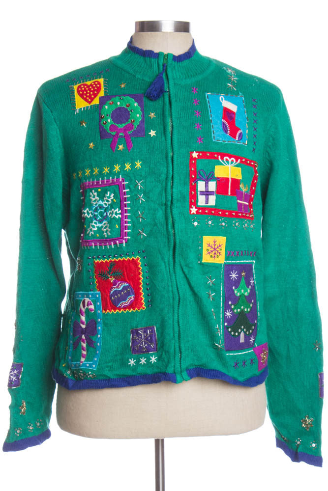Red Ugly Christmas Cardigan 33696