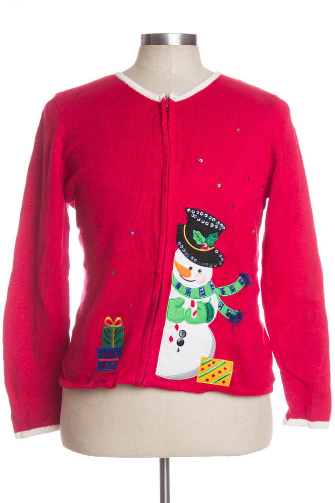 Red Ugly Christmas Cardigan 33698