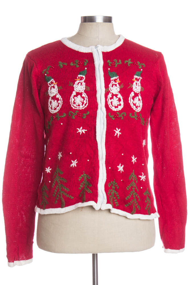 Red Ugly Christmas Cardigan 33710