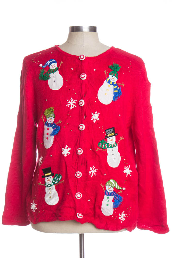 Red Ugly Christmas Cardigan 33726