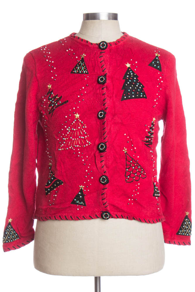 Red Ugly Christmas Cardigan 33750