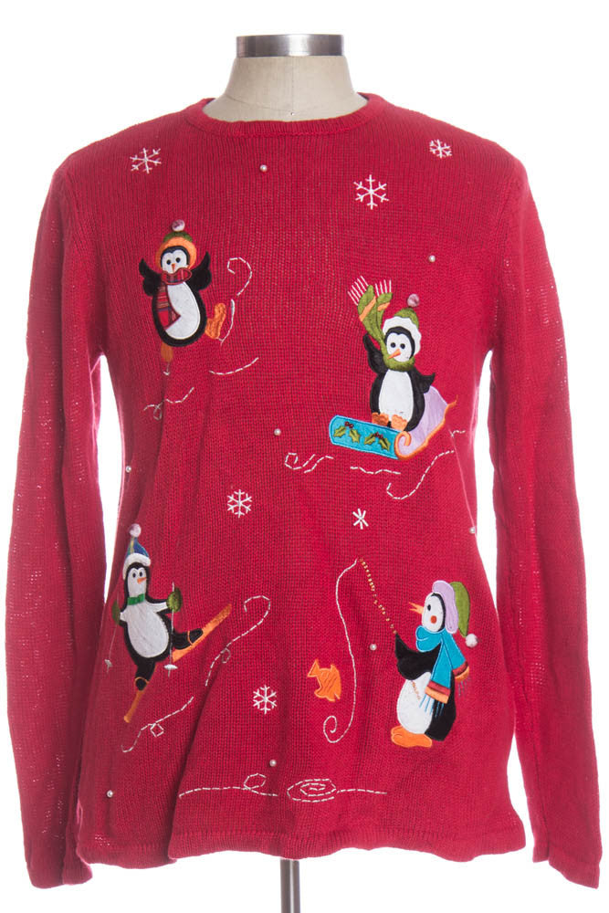 Red Ugly Christmas Pullover 33806