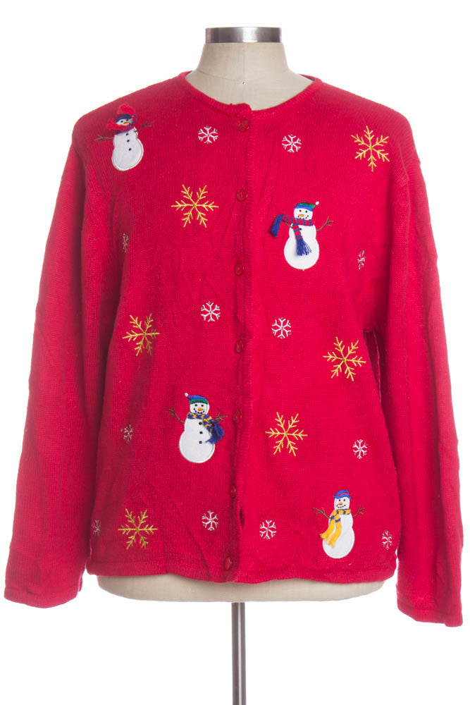Red Ugly Christmas Cardigan 33831