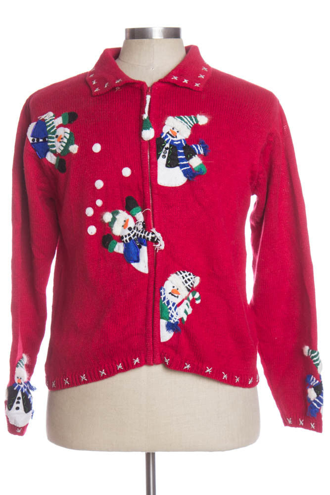 Red Ugly Christmas Cardigan 33884