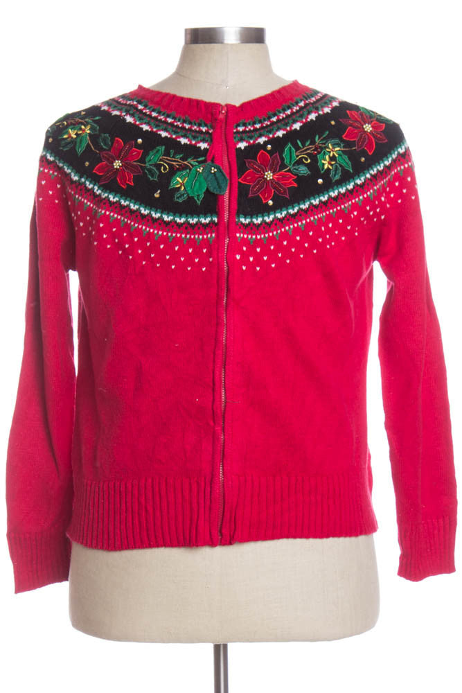 Red Ugly Christmas Cardigan 33914