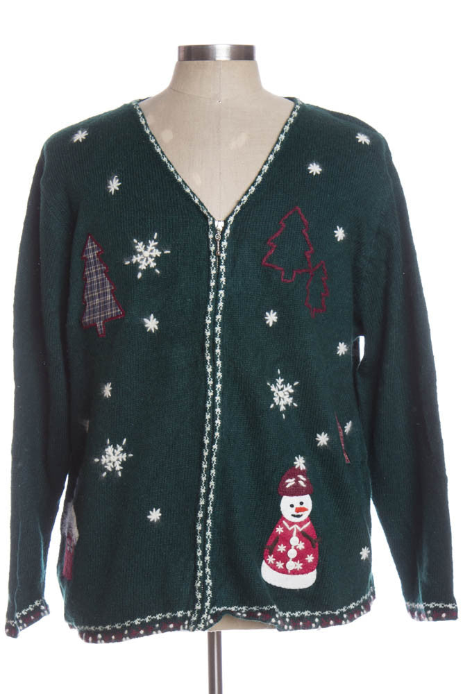 Green Ugly Christmas Cardigan 33952