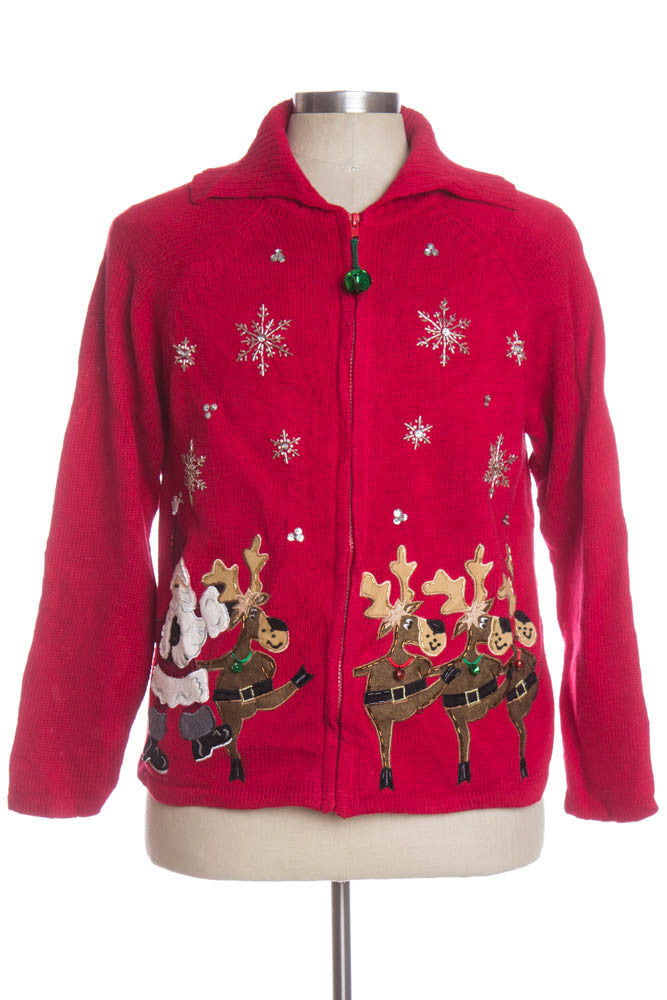 Red Ugly Christmas Cardigan 33957