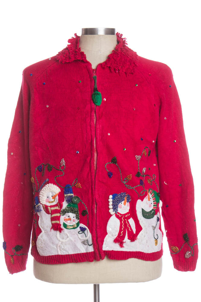 Red Ugly Christmas Cardigan 33967