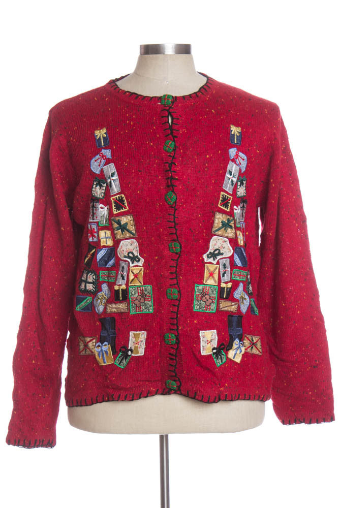 Red Ugly Christmas Cardigan 34108