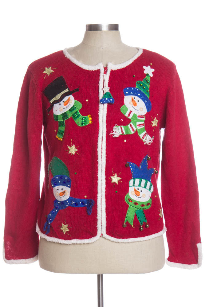 Red Ugly Christmas Cardigan 34122