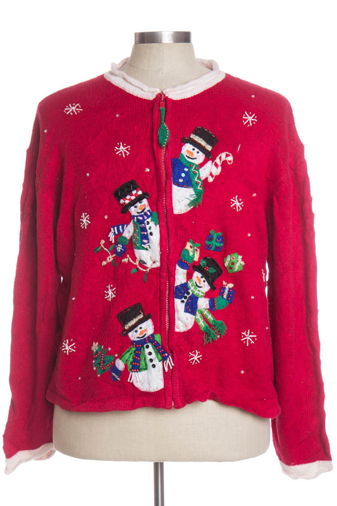 Red Ugly Christmas Cardigan 34123