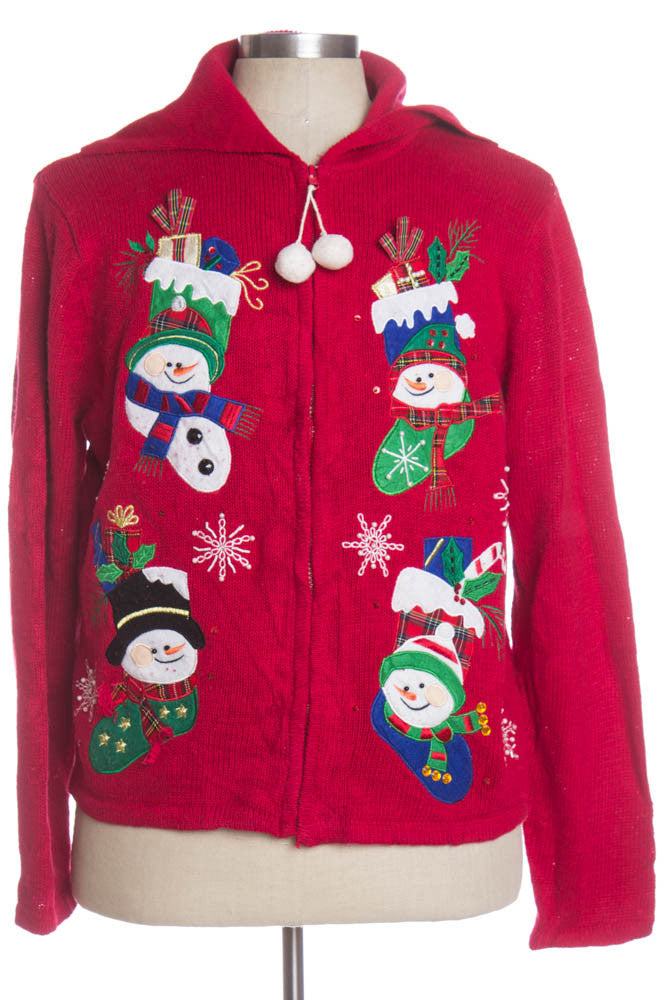 Red Ugly Christmas Cardigan 34148