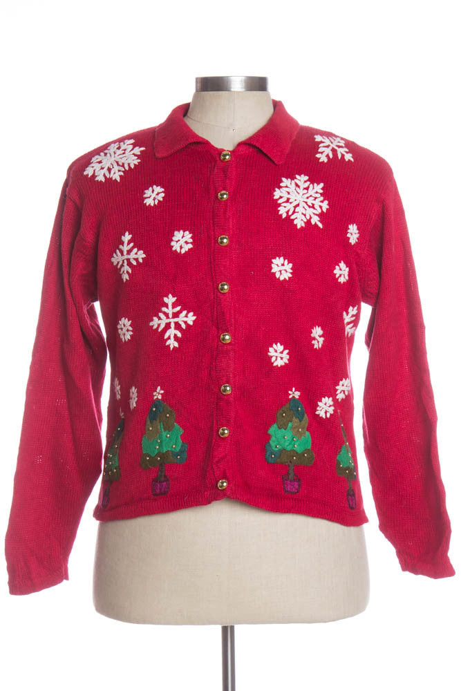 Red Ugly Christmas Cardigan 34175