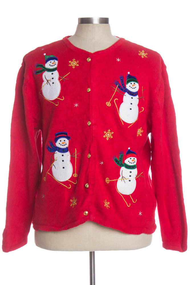 Red Ugly Christmas Cardigan 34177