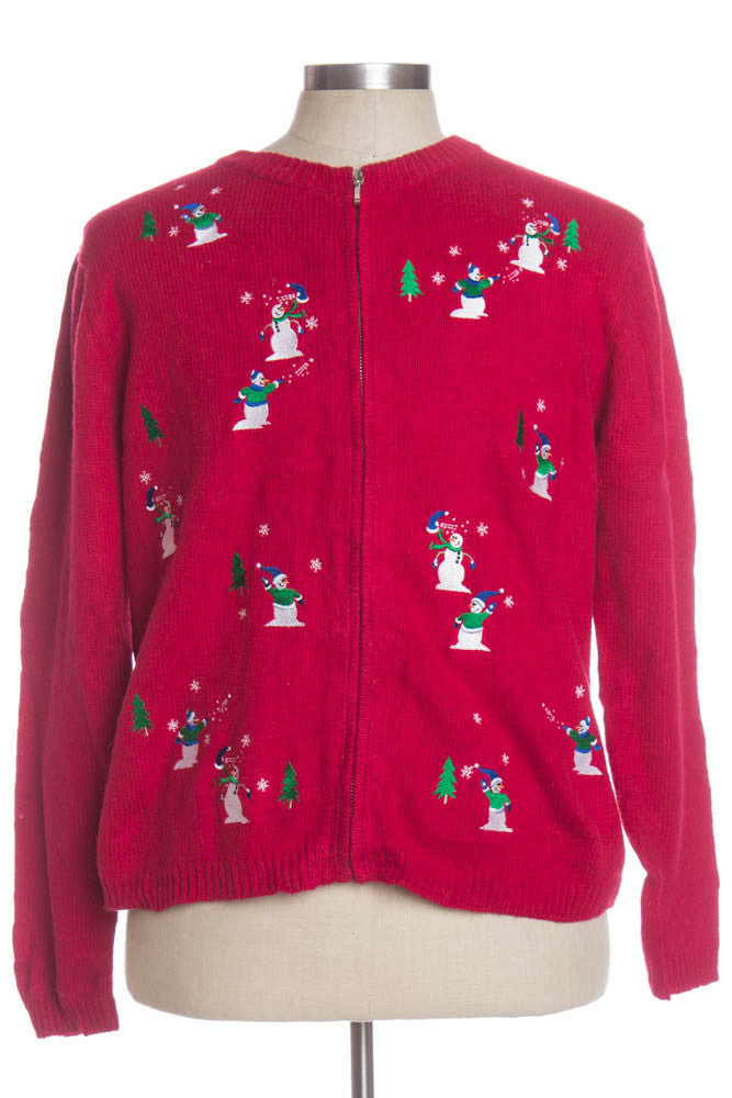 Red Ugly Christmas Cardigan 34198