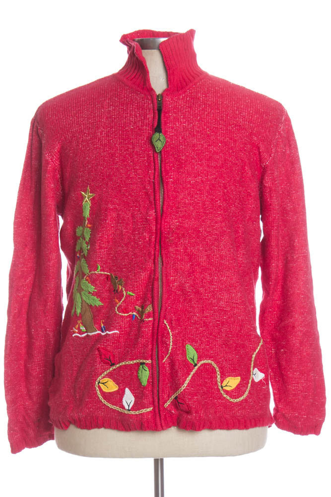 Red Ugly Christmas Cardigan 34215