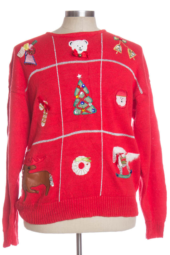 Red Ugly Christmas Pullover 34218