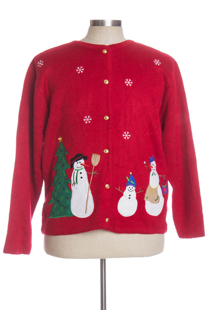 Red Ugly Christmas Cardigan 34274
