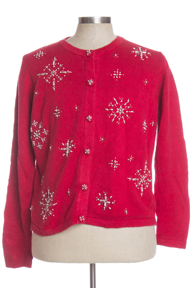 Red Ugly Christmas Cardigan 34360