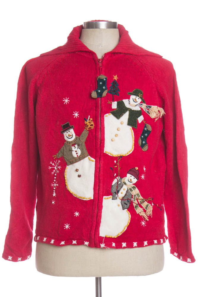 Red Ugly Christmas Cardigan 34367