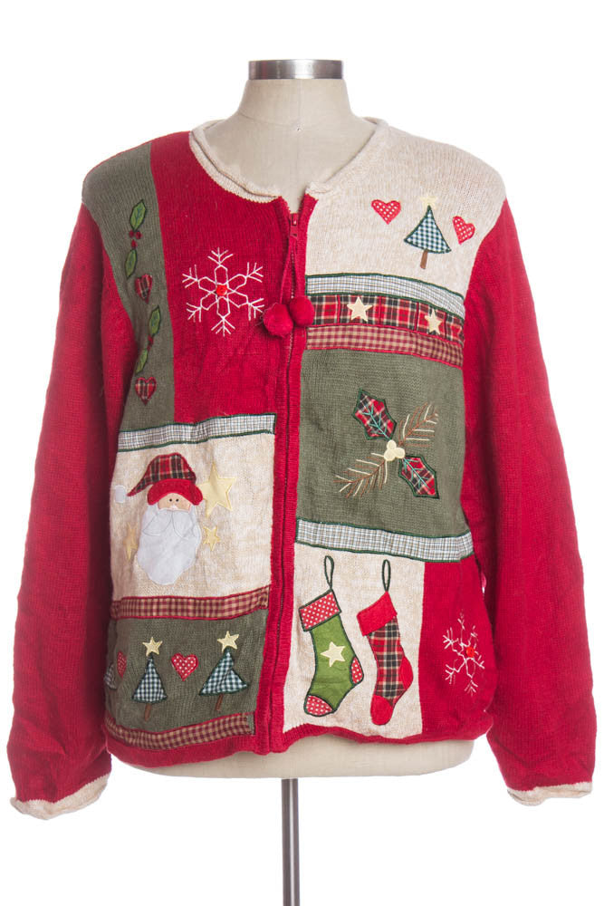 Red Ugly Christmas Cardigan 34403