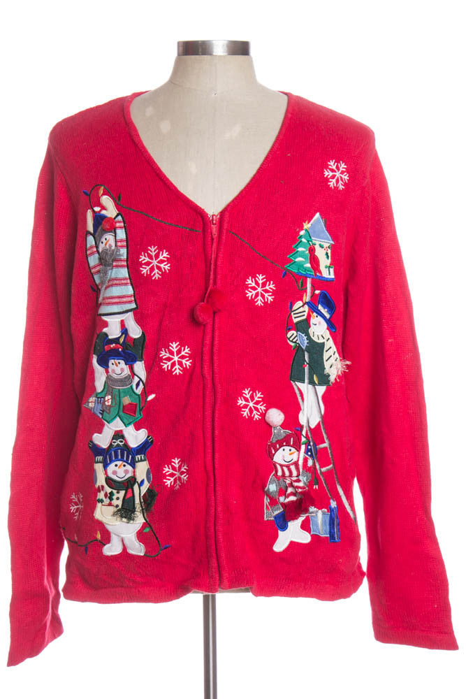 Red Ugly Christmas Cardigan 34409