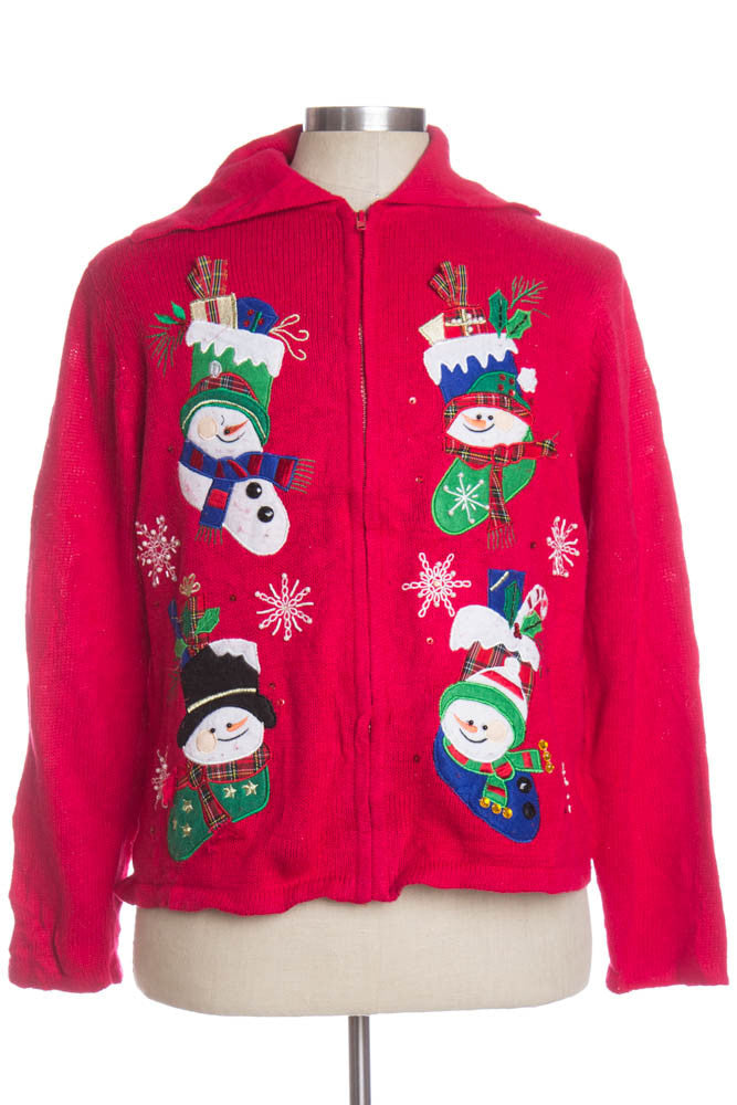 Red Ugly Christmas Cardigan 34438