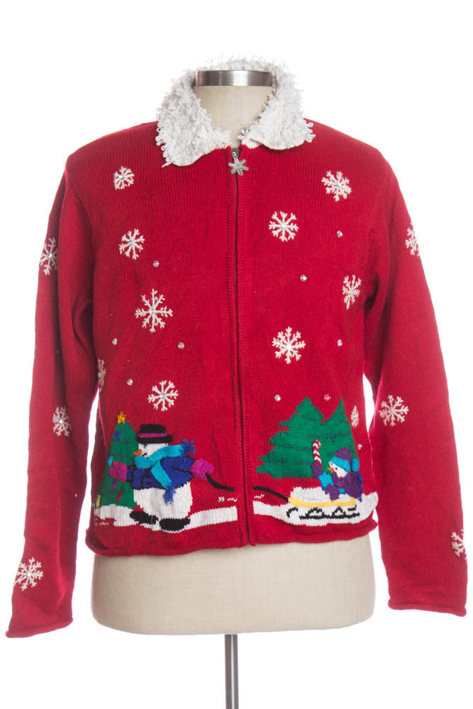 Red Ugly Christmas Cardigan 34463