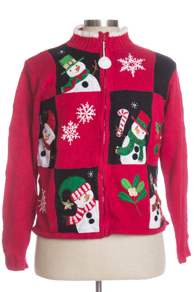Red Ugly Christmas Cardigan 34464