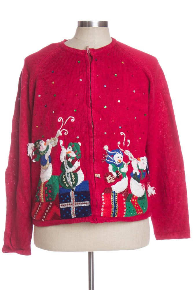 Red Ugly Christmas Cardigan 34491