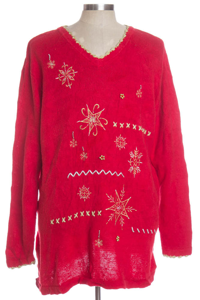 Red Ugly Christmas Pullover 34492