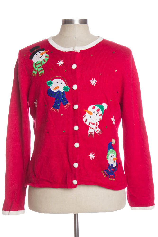 Red Ugly Christmas Cardigan 34592