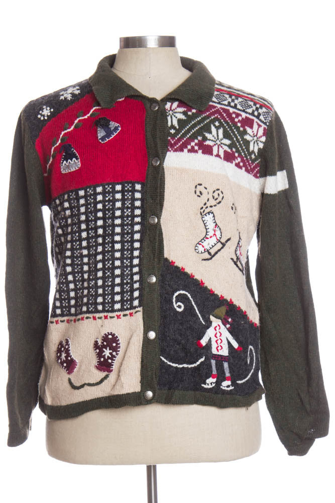 Green Ugly Christmas Cardigan 34600