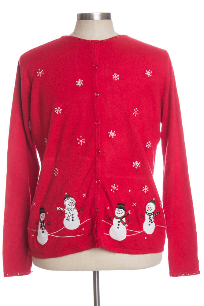 Red Ugly Christmas Cardigan 34605