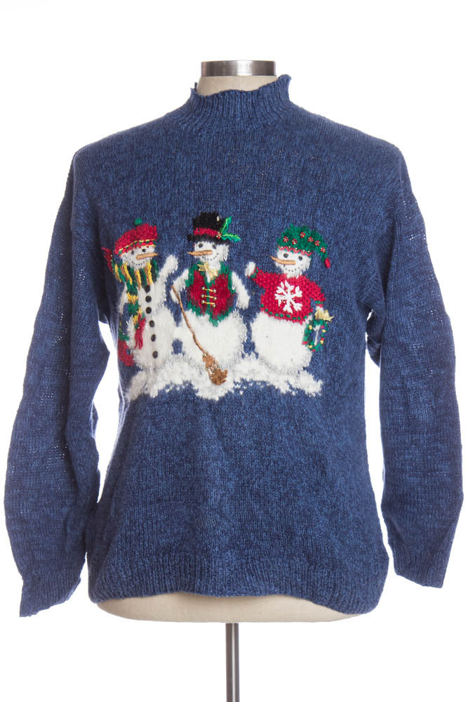 Blue Ugly Christmas Pullover 34726