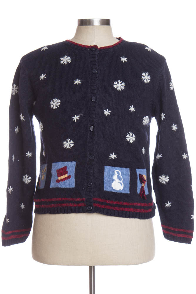 Blue Ugly Christmas Cardigan 34770